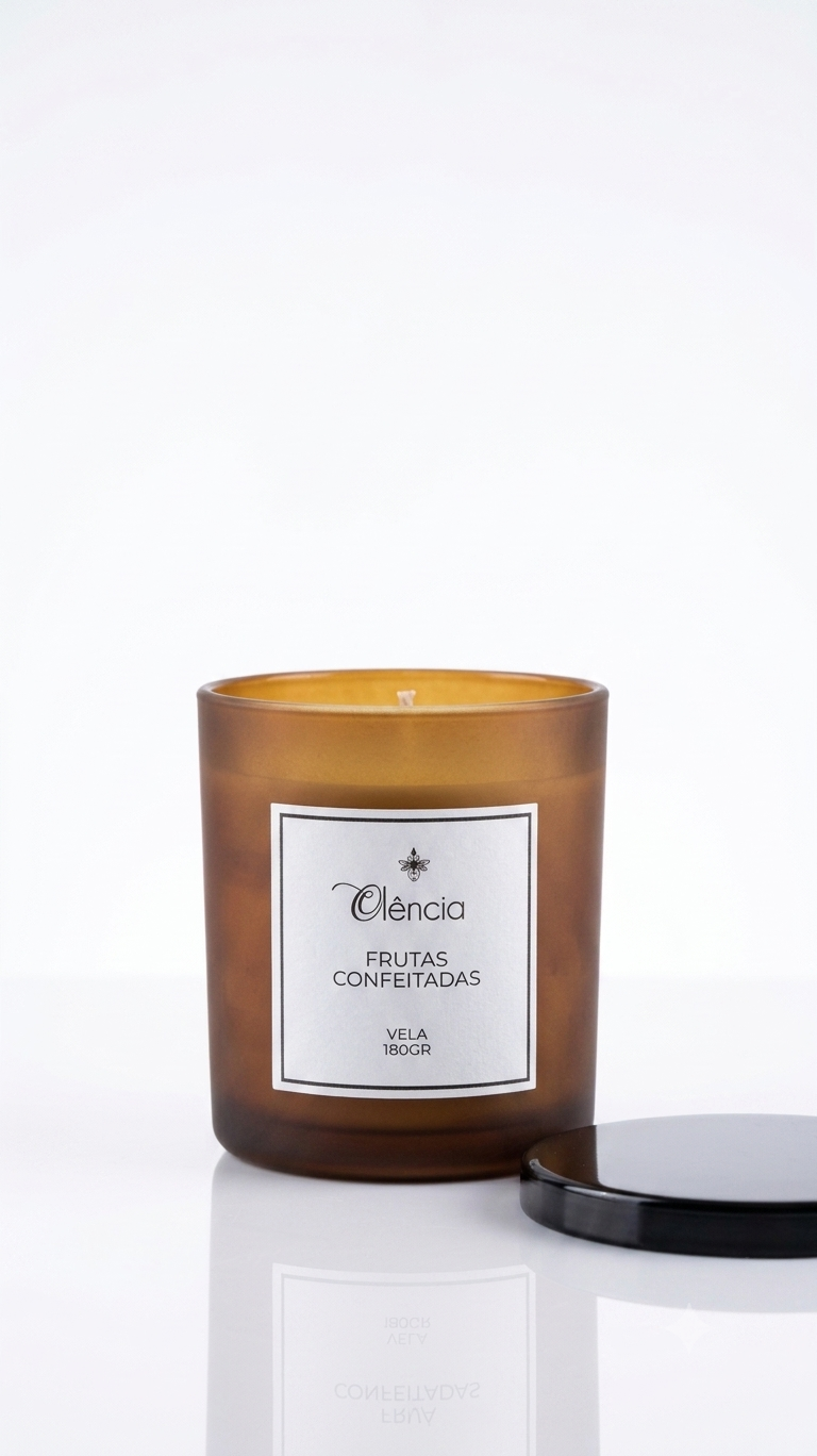 VELA PERFUMADA FRUTAS CONFEITADAS.